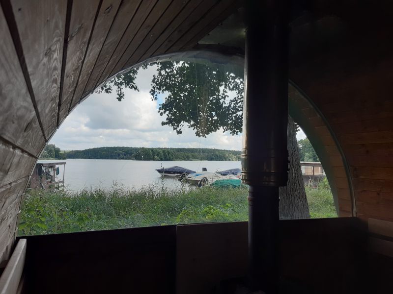 view from the sauna